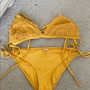 Woven Bikini Set